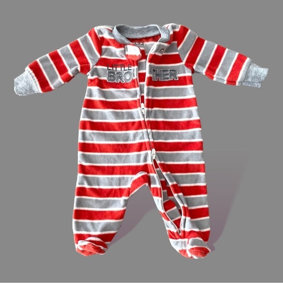 NWOT Carter's Size 6 Christmas Sloth Fleece Sleep N Play - Picture 2 of 5